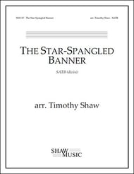 The Star-Spangled Banner SATB choral sheet music cover Thumbnail